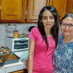 mother and daughter bake on weekends to earn money