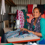 Sita saving for a bigger tailor shop