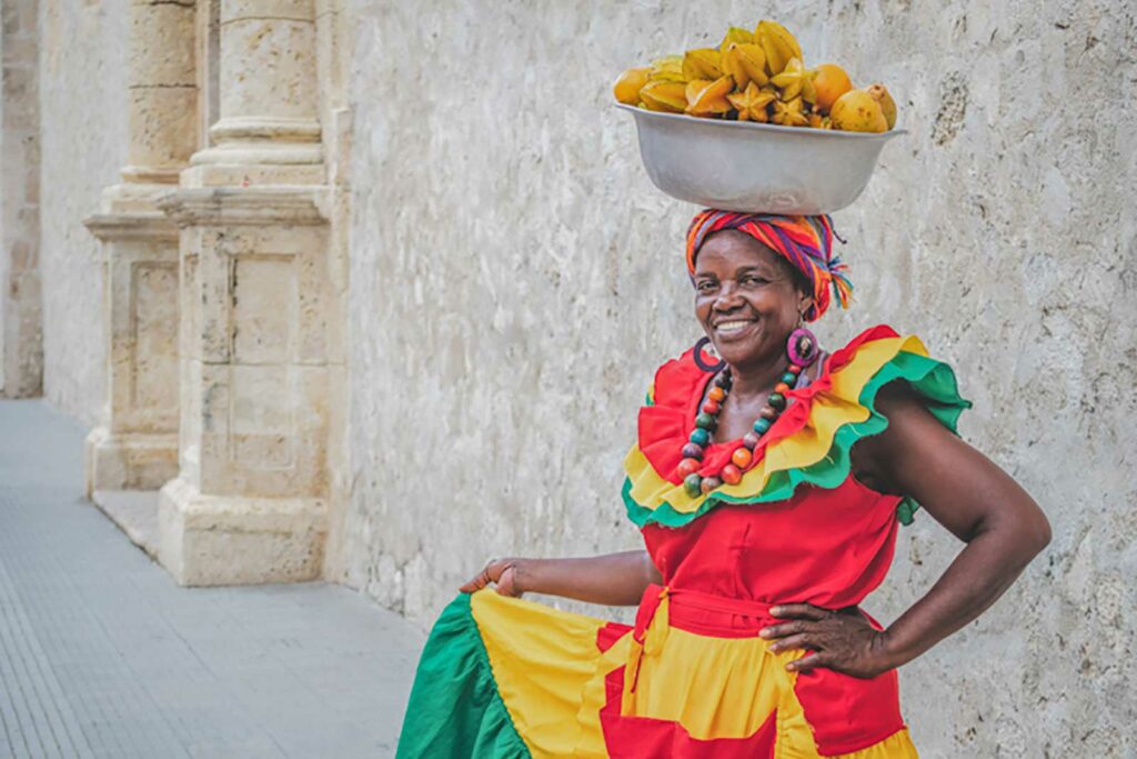 woman in Colombia