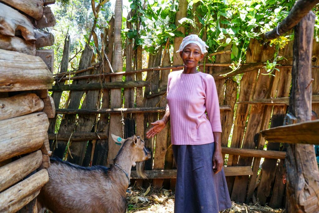 East Africa woman in savings group